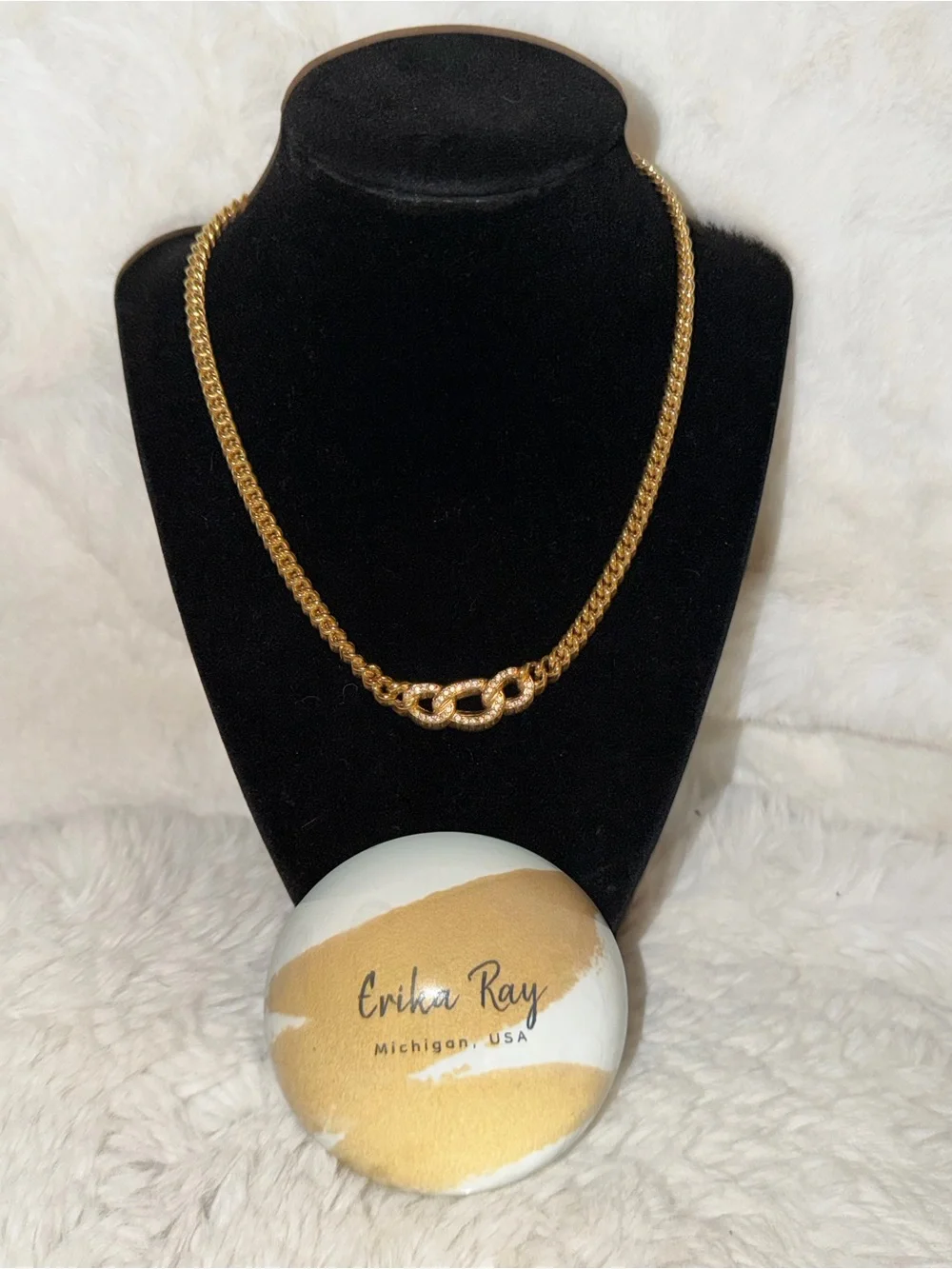 Dior Gold-Tone Chain Necklace-AMAZING CONDITION